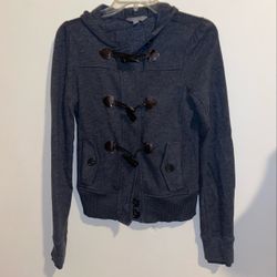 Dark Grey Claw Clasp Light Jacket