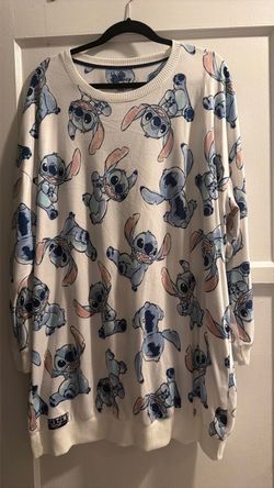 Disney Stitch All-Over Print Sweatshirt