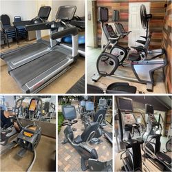 Commercial Gym Cardio Sale! Tons Of Stairmaster aster, Stepper, Ellipticals, Rowers, Treadmill, Recumbent , Spin Bike, Upright,  
