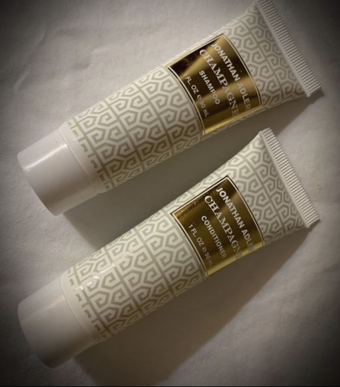 Rare! Jonathan Adler CHAMPAGNE Luxury Travel Sized Set Jonathan Adler