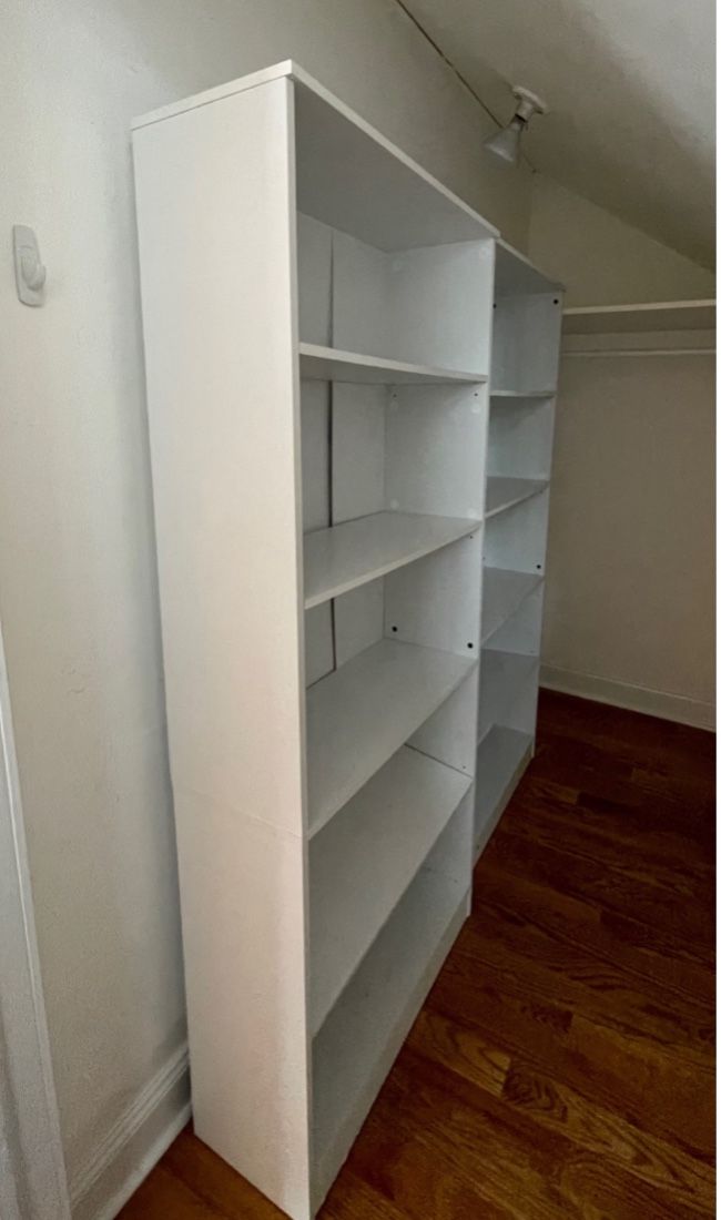 WHITE IKEA SHELVES! NOT MOUNTED