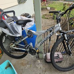 Mountain Bike With Child Carriage 