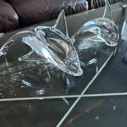 Large Crystal Dolphins (2)