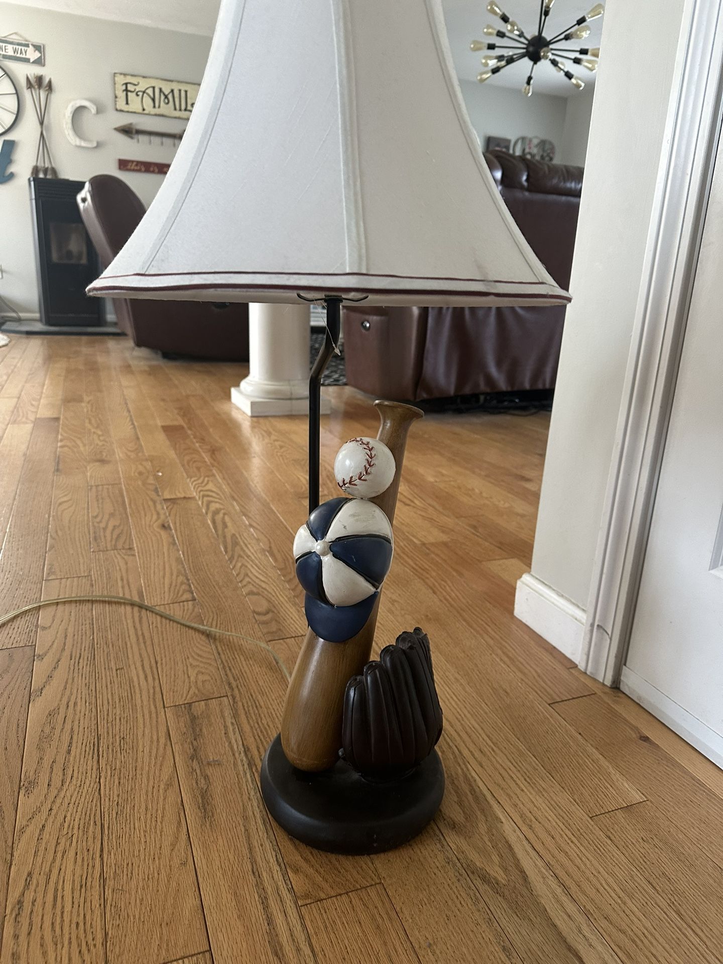 Boys Baseball Lamp