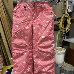 Girls Snowboard Pants, Sz Small