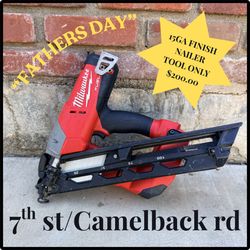 Milwaukee M18 Fuel Brushless Finish Nailer