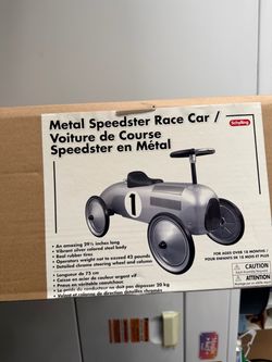 Schylling Metal Speedster Race Car ride on toy