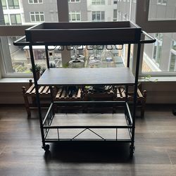 Three-Tier Bar Cart