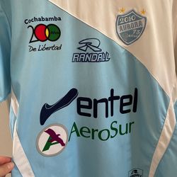 Bolivia Aurora soccer jersey medium