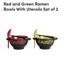 Ramen Bowl Set Of 2
