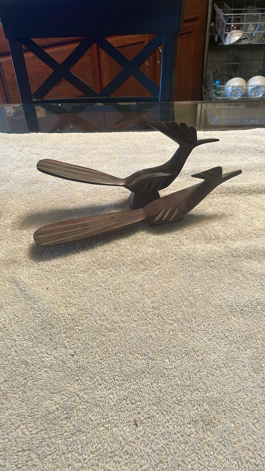 Roadrunners Hand Carved