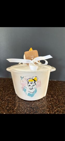 Rae Dunn Disney Princess Cinderella Mini Lidded Baking Casserole Dish - New!