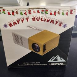 Highpeak Mini Projector, Used Once