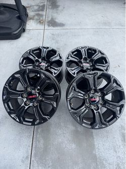18” GMC Sierra 1500 Wheel Rim Factory OEM 5(contact info removed)-2025 Satin Black x 4