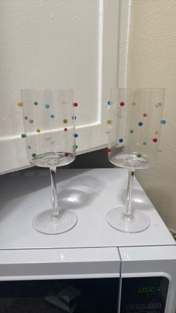 Bubble wine glasses