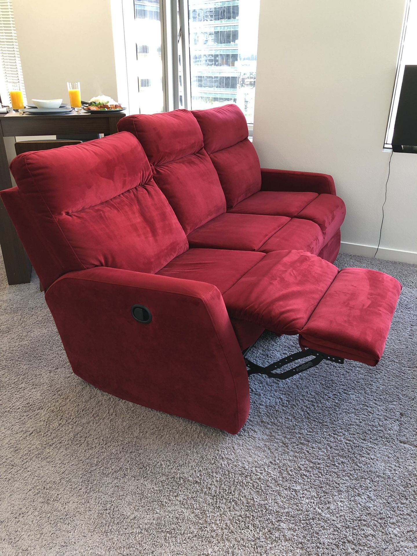 Reclining Couch Sofa As Good As New