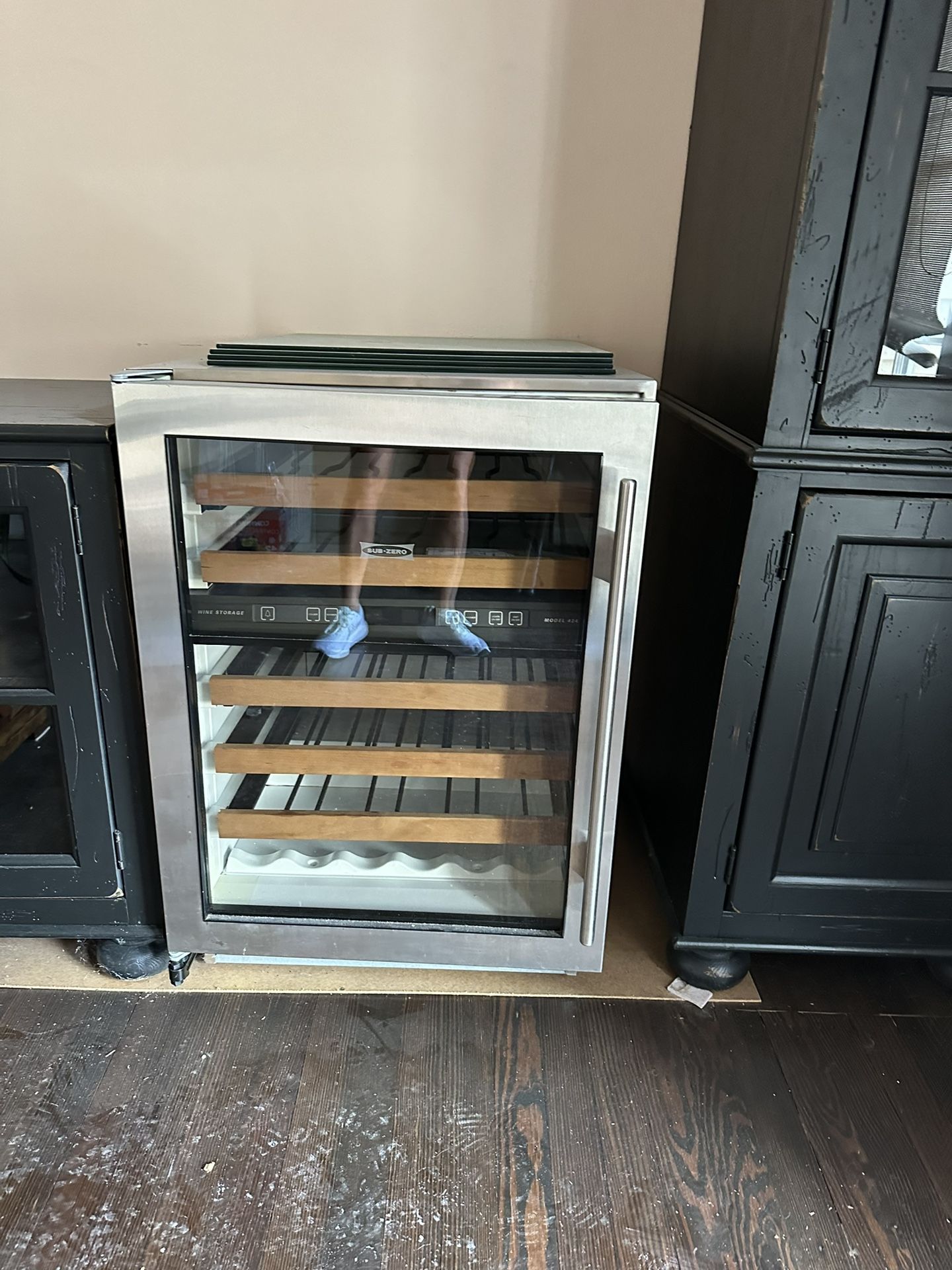 Subzero wine fridge