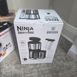 New, unused Ninja coffee maker