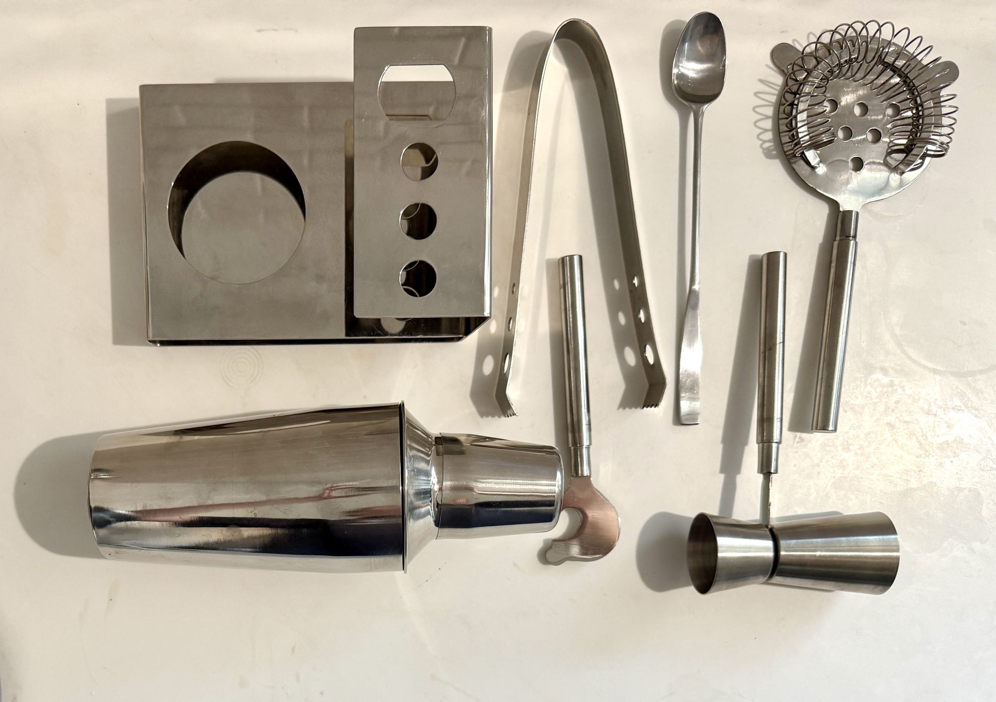 Stainless Steel 6-Piece Cocktail Shaker Set