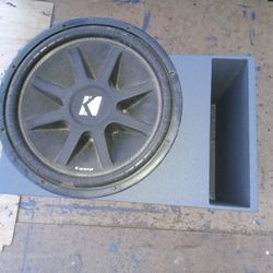 Custom Ported Enclosure With Kicker 15- See Pictures Read Ad 