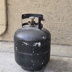 Empty Butane Gas Tank