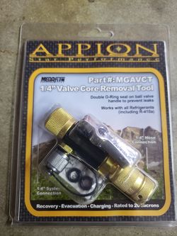Appion Megaflow MGAVCT 1/4 inch Valve Core Removal Tool