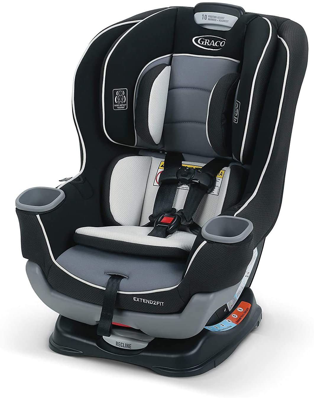 2-in-1 Convertible Car Seat in Gotham for Kids Traveling Use