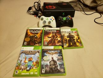 Xbox 360 con 2 control juegos y cables 120 obo mejor oferta