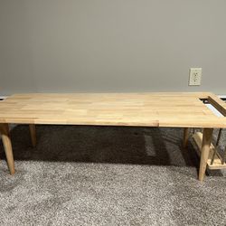 Wooden Floor Desk