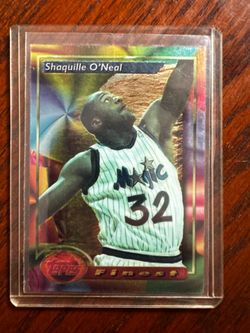 Shaquille O’Neal Topps finest card