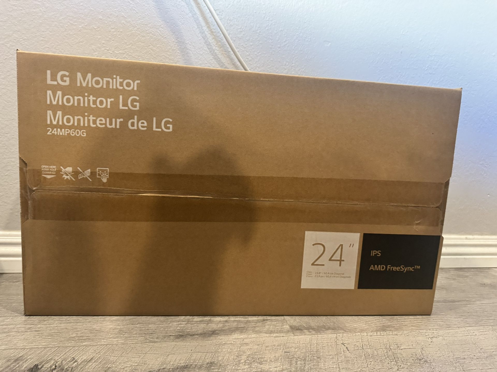 LG 24MP60G-B 24"' Full HD (1920 x 1080) IPS Monitor with AMD $82.64 FreeSync and 1ms MBR Response Time, and 3-Side Virtually