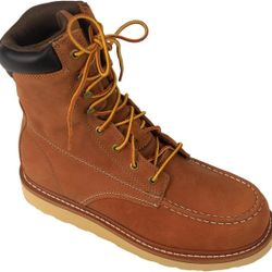 Unisex Lightweight Leather Work Boots