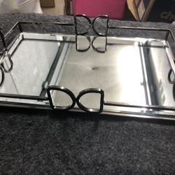Mirrored Jewelry Tray
