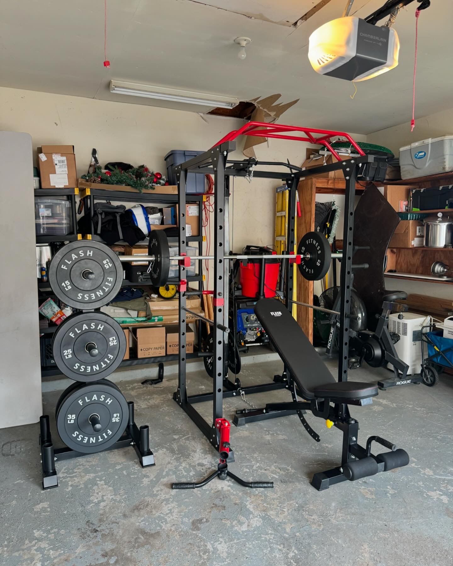 Flash T10 Home Gym Combo With Weights Bench And Barbell Brand New In The Box 📦 Free Delivery 🚚