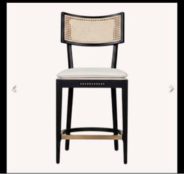 4Joss & Main Britt Cane Back Counter Stools