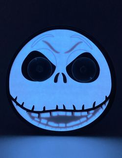 Lot Of 2 Jack Skellington Animated Glow - The Nightmare Before Christmas 