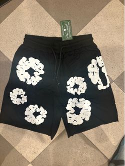 Denim Tears Black And White Shorts