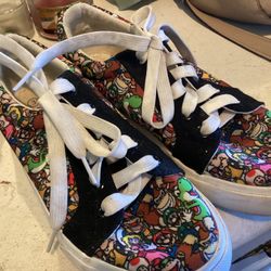 Super Mario Printed Tennis Shoes