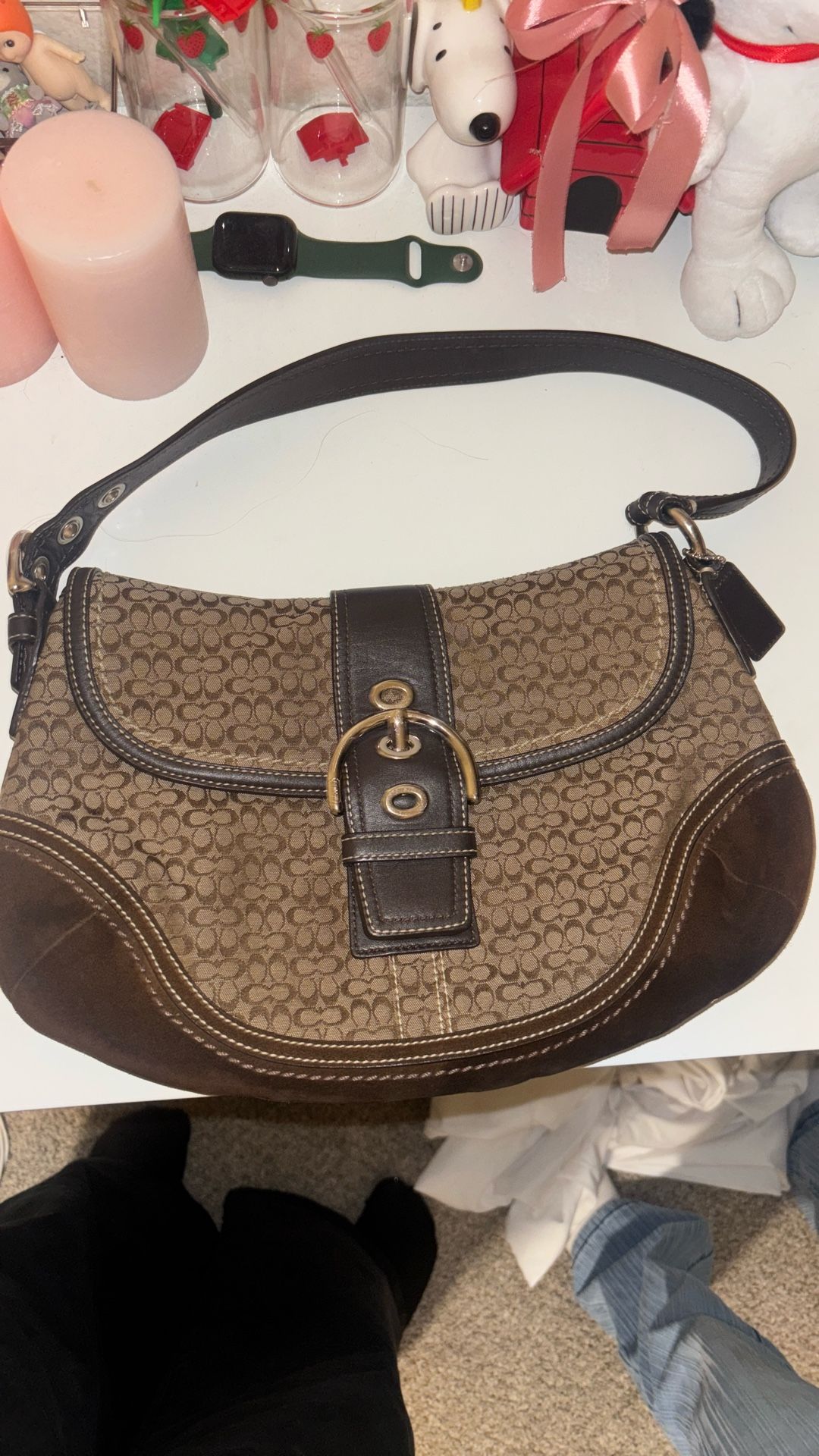 VINTAGE COACH BAG SPACIOUS