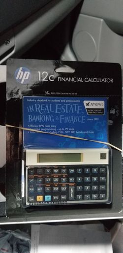 HP 12C FINANCIAL CALCULATOR
