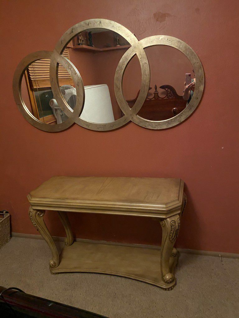 Mirror and Console table