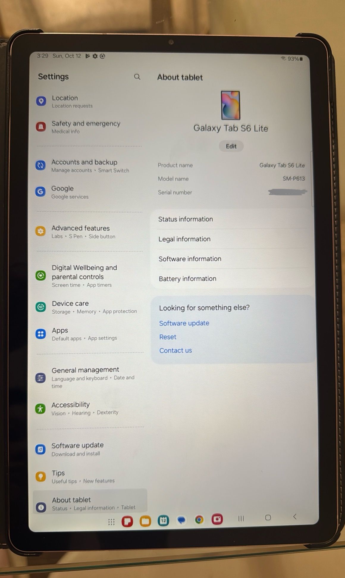 Samsung Galaxy Tab S6 Lite