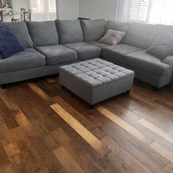 Sectional Sofa + Ottoman