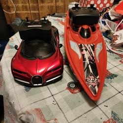 Bugatti RC And Speedboat RC