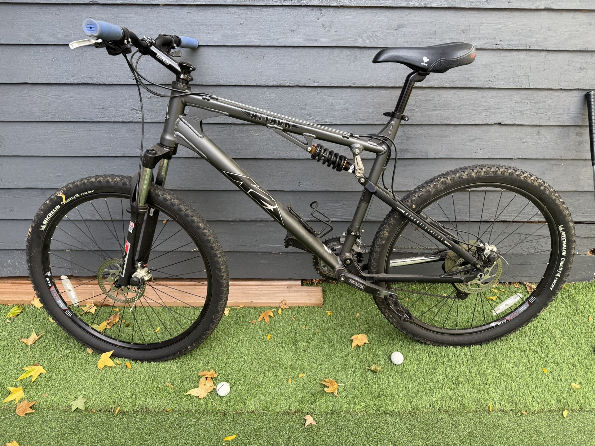 K2 Full Suspension Mountain Bike Large Frame