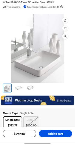 Kohler Vox Vessel Sink NEW IN BOX