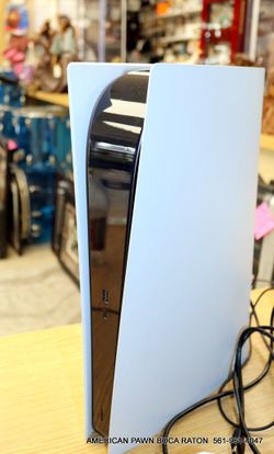 Sony PlayStation 5 Digital Edition Console CFI-1015B W/ Controller - White