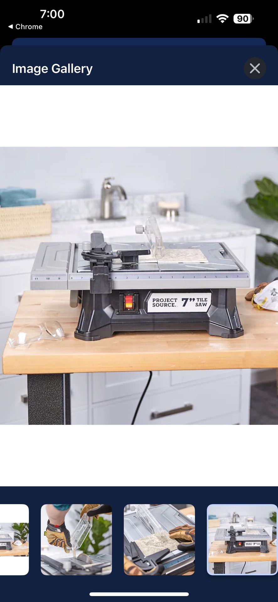 🛠️ Like New 7” Wet Tile Saw – $80 OBO (Retails $98–$115)