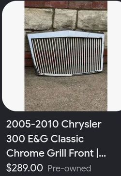 Stainless grill for Chrysler 300
