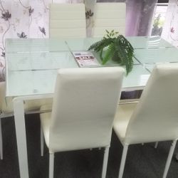 🔥DINING TABLE WITH 6 CHAIRS BRAND NEW 